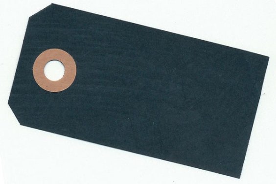 Paper Line Manillamærke 40x80mm 10stk sort