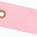 Paper Line Manillamærke 40x80mm 10stk lyserød