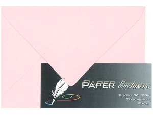 Paper Exclusive Kuvert C6 120g blossom tekstureret 10stk.