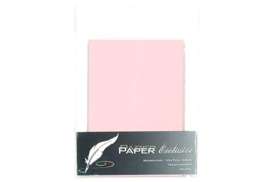 Paper Exclusive Bordkort 10x7cm blossom tekstureret 10stk.
