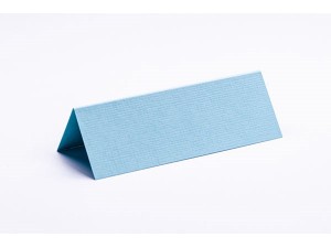 Paper Exclusive Bordkort 10x7cm azurblå tekstureret 10stk.