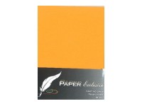 Paper Exclusive Kort A6 240g orange tekstureret 10stk.