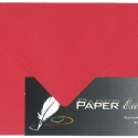 Paper Exclusive Kuvert C6 120g rød tekstureret 10stk.