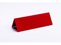 Paper Exclusive Bordkort 10x7cm rød tekstureret 10stk.