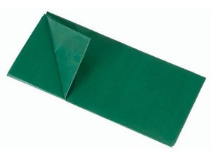 Silkepapir 5ark 50x70 mørk grøn