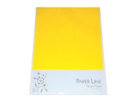Paper Line Fantasy karton 180g A4 10stk i pakke gul