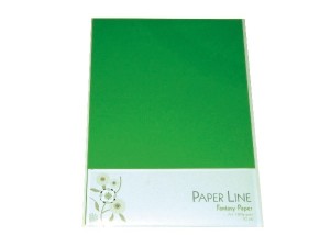Paper Line Fantasy karton 180g A4 10stk i pakke grøn
