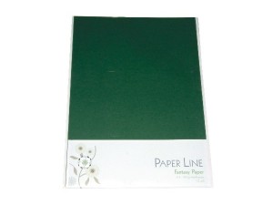 Paper Line Fantasy karton 180g A4 10stk i pakke mørkegrøn