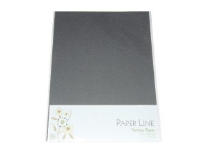Paper Line Fantasy karton 180g A4 10stk i pakke grå