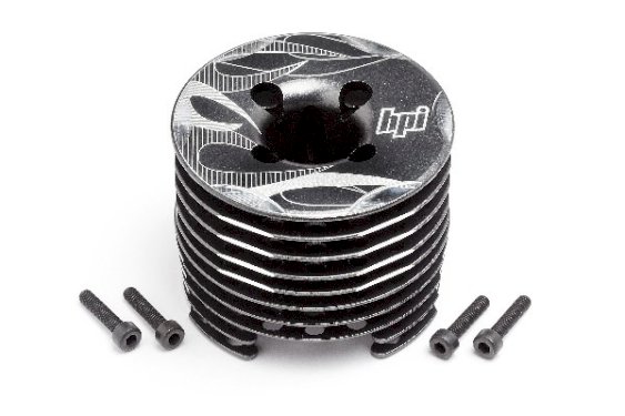 HPI Racing Aluminium Heatsink Head Gunmetal (F3.5 Pro)