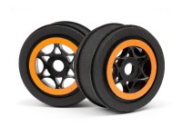 HPI Racing Ah-64 Wheel Black/Orange (42X83Mm/2Pcs)