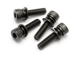 HPI Racing Cap Head Screw M4X15Mm With Washer (4Pcs)