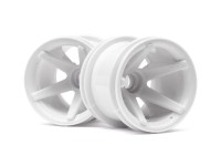 HPI Racing Super Star Mt Wheels Front (White/2.2In/2Pcs)