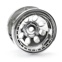 HPI Racing Rock 8 Bead Lock Wheel Chrome (55X36Mm/2Pcs)