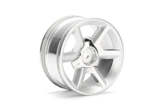 HPI Racing GT Wheel Silver (6Mm Offset/2Pcs)