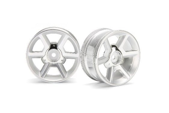 HPI Racing GT Wheel Silver (6Mm Offset/2Pcs)