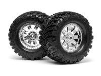 HPI Racing Mounted Super Mud Tire 165X88Mm Ringz Wheel Shncrm