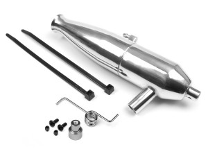 HPI Racing Aluminium Tuned Pipe (Polished/21+)