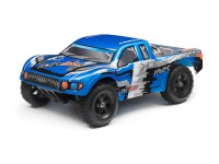 Maverick RC SHORT COURSE PAINTED BODY BLUE WITH DECALS ION SC