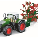 BURAGO Tractor w/whirl rake Fendt 1050 Vario 10cm green