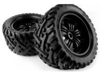 HPI Racing Mounted Goliath Tire on 3251 Tremor Black Wheel