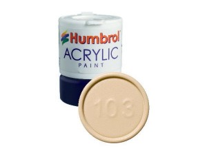 HUMBROL Acrylic maling Cream 12ml - Mat - replaced