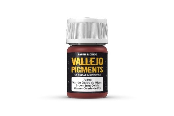 Vallejo Pigments brown iron oxide 35ml