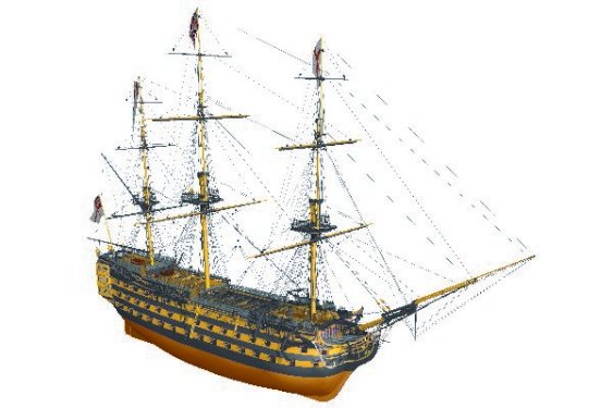 Billing Boats 1:75 HMS Victory -Wooden hull