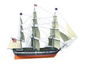 Billing Boats 1:100 USS Constitution -Wooden hull