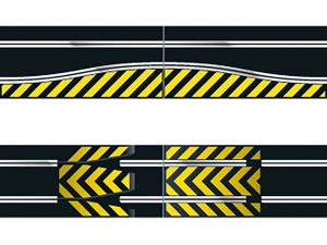 Scalextric Jump and Side Swipe Accessory Pack