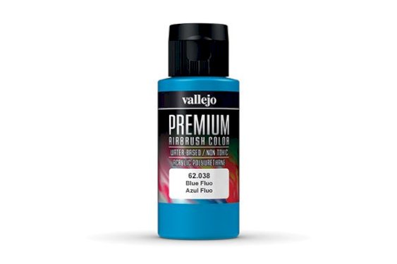 Vallejo Blue Fluo, - Premium 60ml.