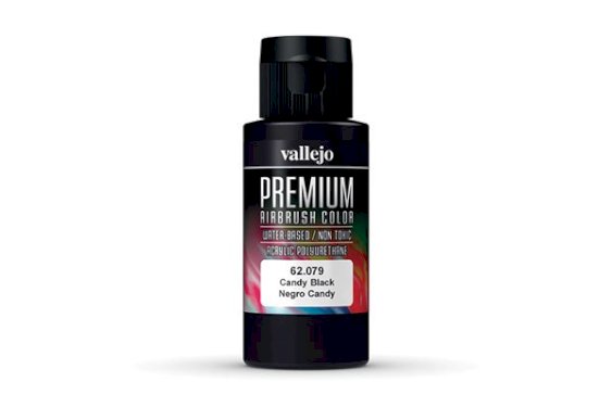 Vallejo Candy Black, - Premium 60ml.