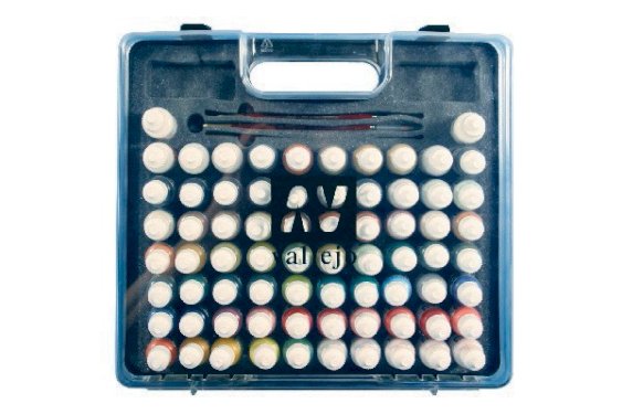 Vallejo Suitcase 72 Basic Combinations + Brushes