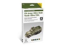 Vallejo Model Air set US army olive drab 6x8ml