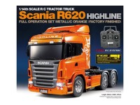 TAMIYA 1:14 R/C Full Option - Scania R620 Metal Orange