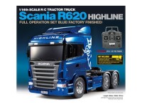 TAMIYA 1:14 R/C Full Option - Scania R620 Blue