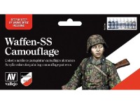 Vallejo Waffen-SS Camouflage Set -8 color set 17 ml.