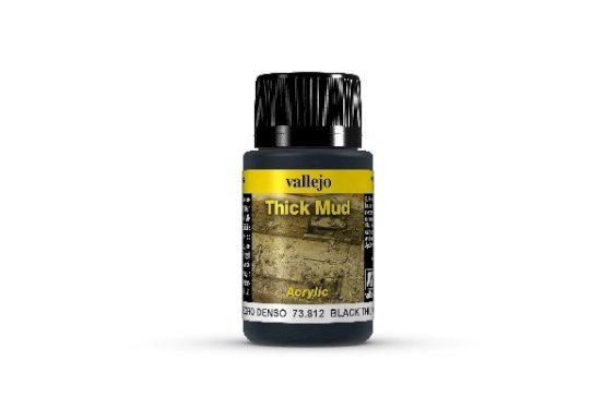 Vallejo Black Thick Mud 40 ml.
