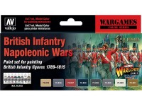 Vallejo British Infantry Napoleonic Wars 8 colors