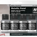Vallejo Metallic Panel 4x32ml