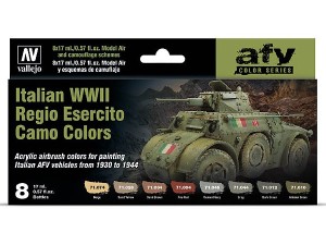 Vallejo Italian WWII Regio Esercito Camo Colors 1930-1944 