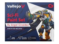 Vallejo Sci-Fi paint set, 12 ass. game colors + figure