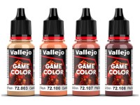 Vallejo Game Color, pale skin set 4x18ml 