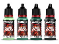 Vallejo Game Color, cold green color set 4x18ml 