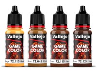 Vallejo Game Color, leather set 4x18ml 