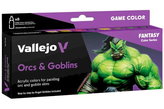 Vallejo Orcs & Goblins set 8 x 18ml