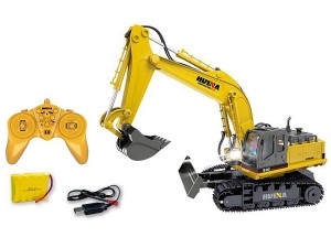 HUINA Excavator R/C 1:16, 2,4GHz Ni-MH, 11 channels