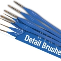 HUMBROL Brush Pack - Detail Ergonomic Handle 00, 0, 1, 2