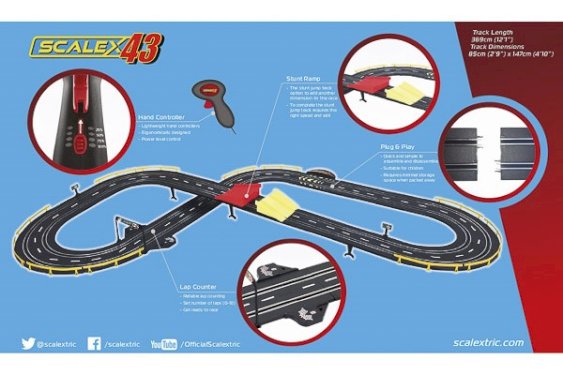 Scalextric Scalex43 - Flying Leap Set 