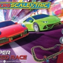 Scalextric Micro Super Speed Race Set Lamborghini vs Porsche
